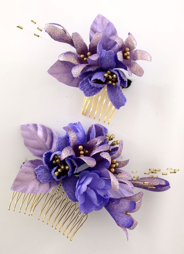 S-2020  和・洋装両用髪飾り2点セット/(コームタイプ／全７色）