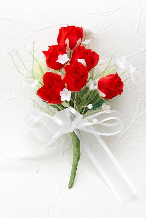 ミニバラのブーケ風コサージュ手作りキット（全８色）