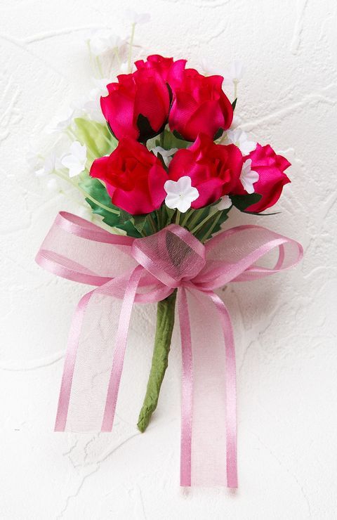 ミニバラのブーケ風コサージュ手作りキット（全８色）