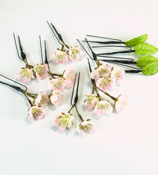 コサージュ 髪飾りの専門店 あーとみゆき 可憐桜 uピン11本セット コサージュ 髪飾りの専門店 あーとみゆき 可憐桜 uピン11本セット